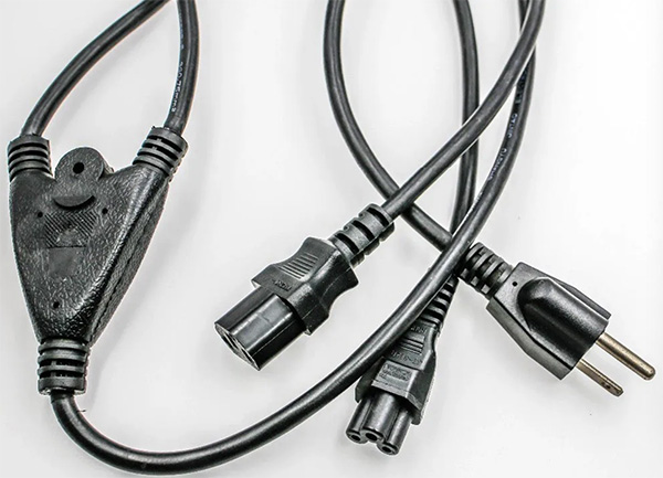 美国插头配IEC C13 IEC C5和Y型分支器电源线