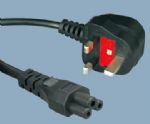 英国BS1363插头配IEC 60320 C5电源线