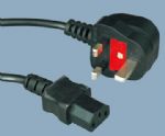 英国BS1363插头配IEC 60320 C13电源线