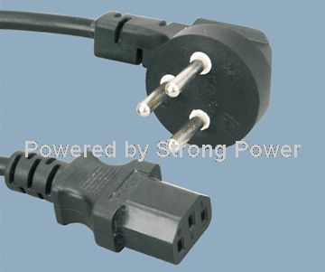 以色列SII三芯SI-32 16A插头配IEC 60320 C13电源线