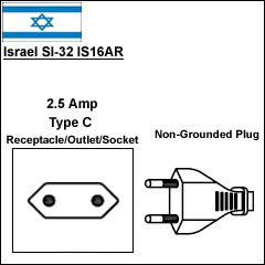 以色列 SI-32 IS16AR插头