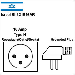 以色列 SI-32 IS16AR电源线
