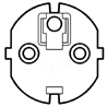 德国 VDE CEE 7/7 16A 插头 德国 VDE CEE 7/7 16A 插头