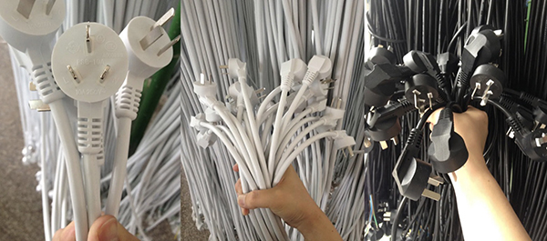 中国/国标10A I型插头电源线 中国/国标10A I型插头电源线