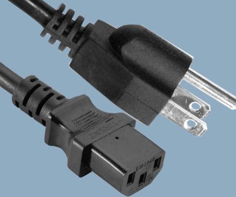 5-15P插头配IEC 60320 C13电源线