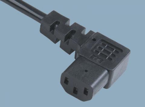 IEC 60320 C13左弯电源线