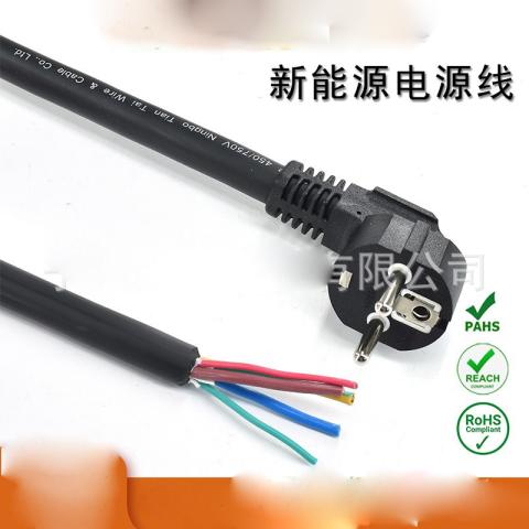欧洲VDE CEE7/7 SCHUKO 16A新能源充电温控熔断电源线