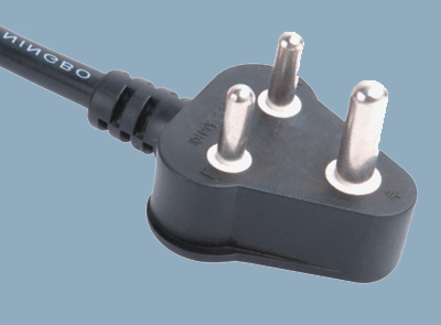 南非SABS IEC 60884 SANS 163 16A不可拆卸插头电源线