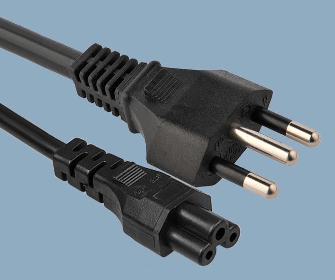 巴西 14136插头配IEC 60320 C5电源线